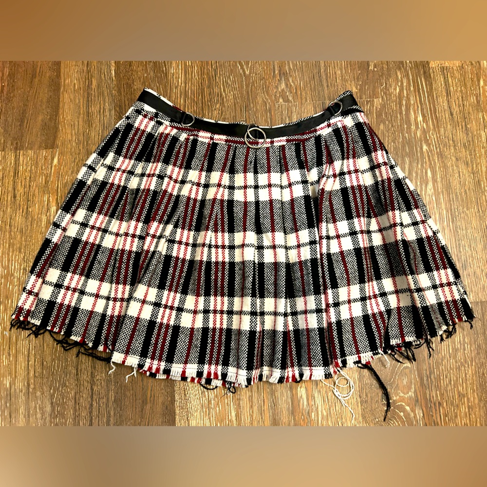 Current Mood plaid punk mini skirt. Junior size xxl